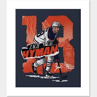 Zach Hyman Edmonton Rough Posters and Art